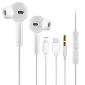 OEM Earphone Supplier LIGHTNING HEADPHONE 3.5MM STEREO EARPHONE TYPE C EARPHONE manufacturer supplier