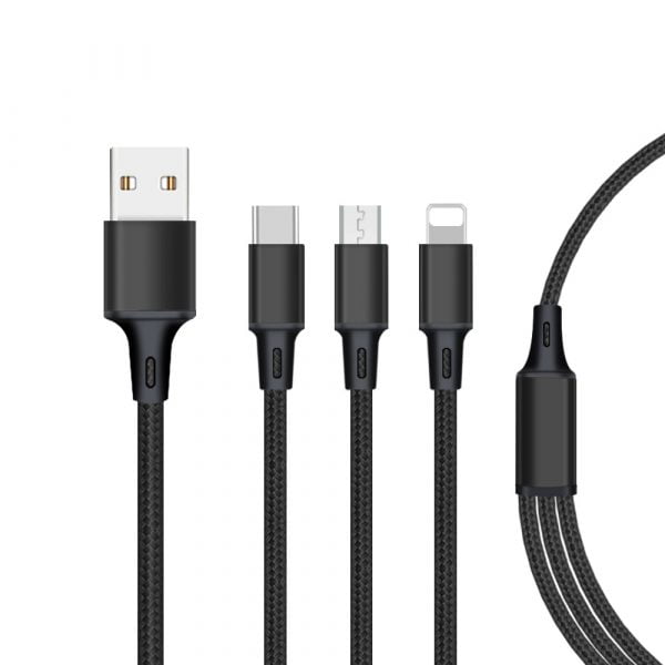 3 in 1 USB Cable 3 in 1 charging cable 3 in 1 cable 3 in 1 charger cable