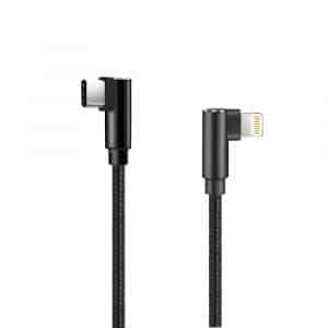 fast charging Right Angle USB C to Lightning Cable