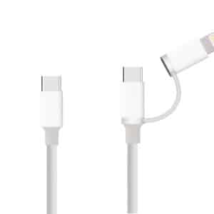 2 in 1 USB C iPhone Cable Factory