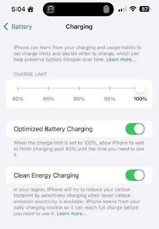 New iOS 18 Feature Alerts Users of Slow Charging Speeds