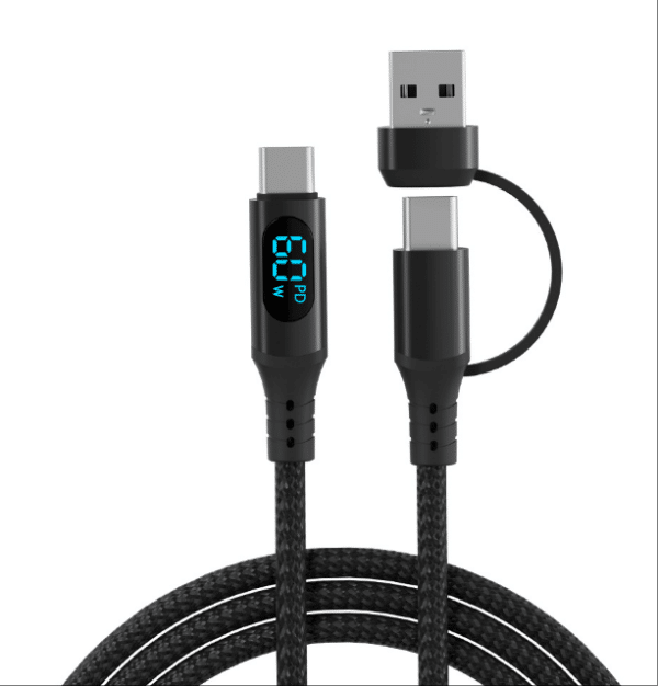 2 in 1 USB C Cable