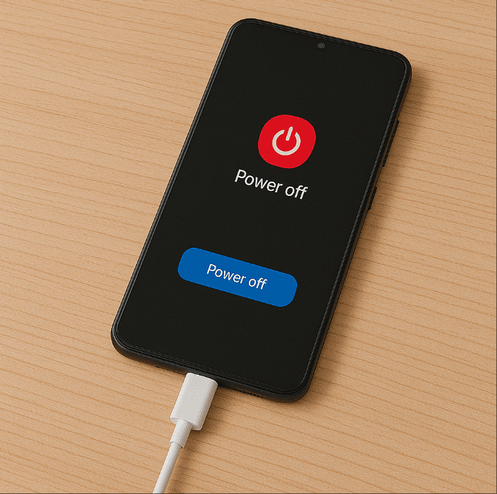 Turn off the phone to charge faster
