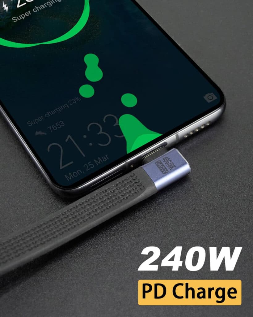 right angle USB-C cable