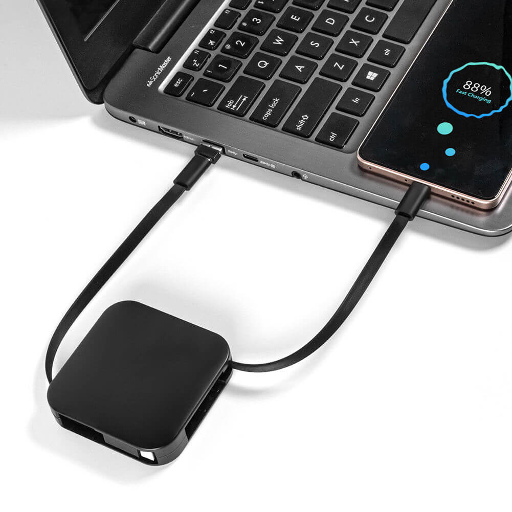 retractable iphone charger