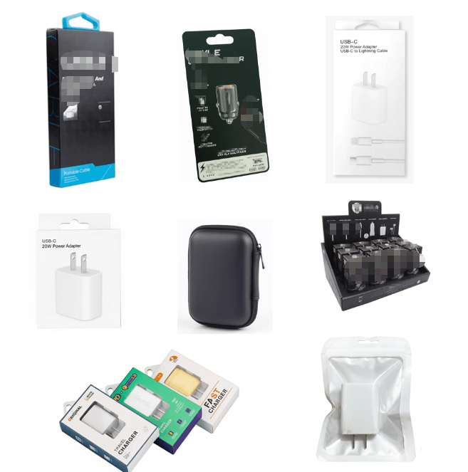 customize usb power adapter charger package