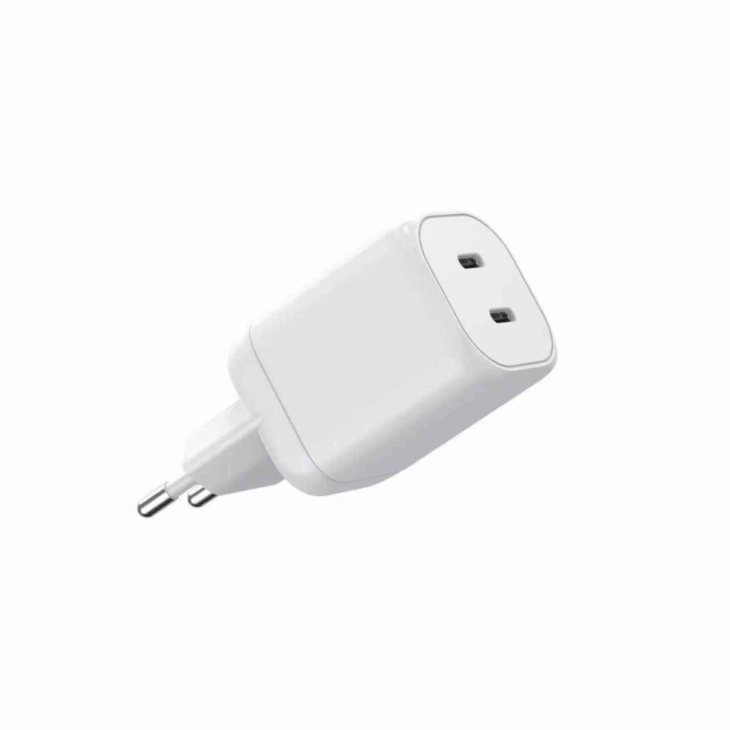 100W Dual USB-C GaN Battery Charger Compact Fast Charging Power Adapter Factory